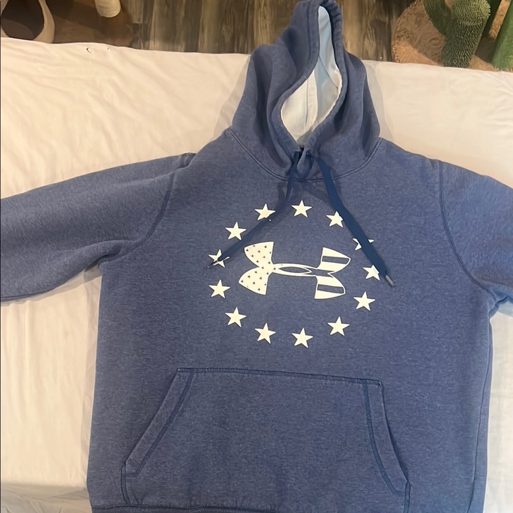 Under Armour Star Logo Blue Hoodie